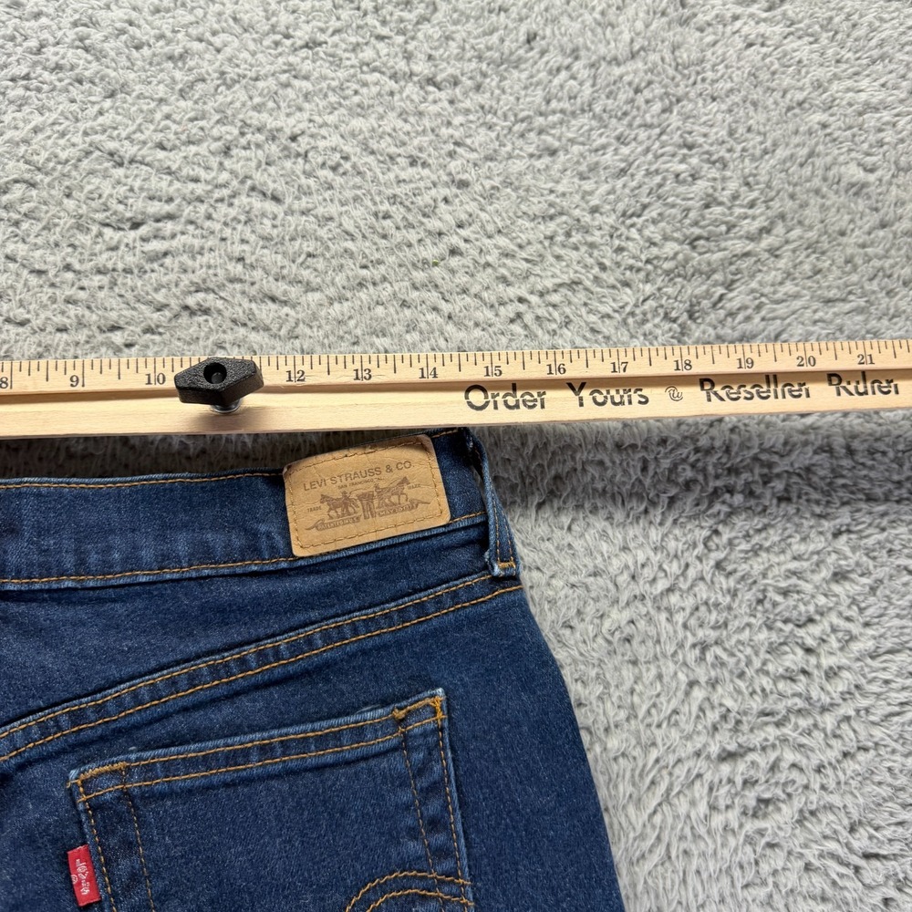 Levi's 515 Jeans Womens 6 Blue Cotton Denim Bootcut Leg Workwear Travel Stretch - Picture 8 of 11